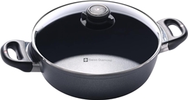 Swiss Diamond Casserole 3.2 quart 9.5-inch Nonstick with Lid